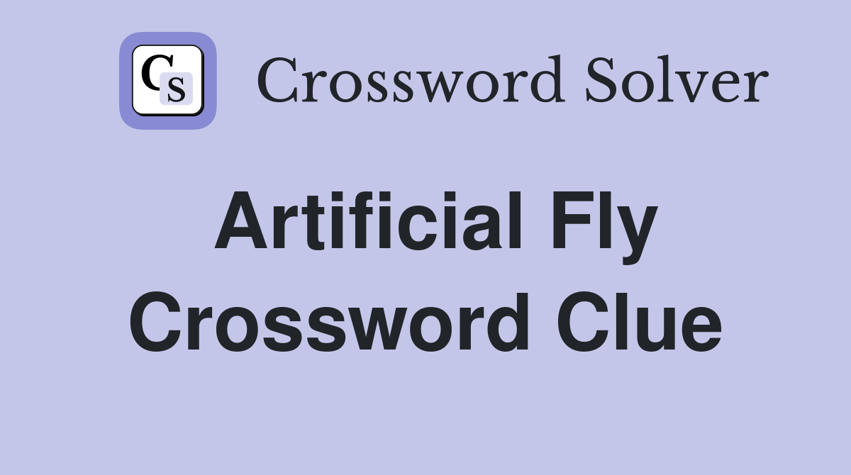 Fly catcher clearance crossword